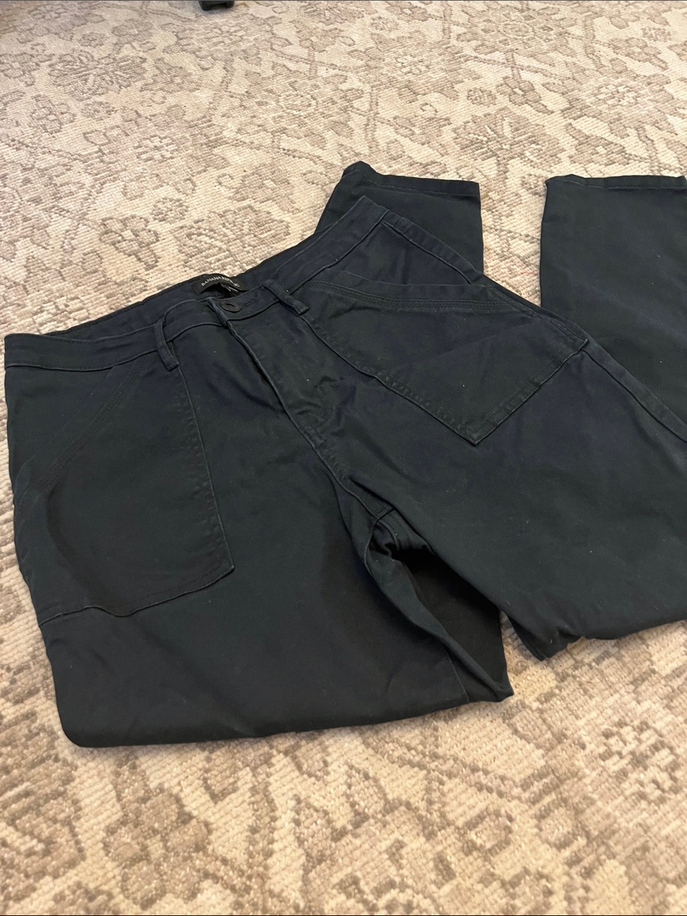 Banana Republic Black Chino
